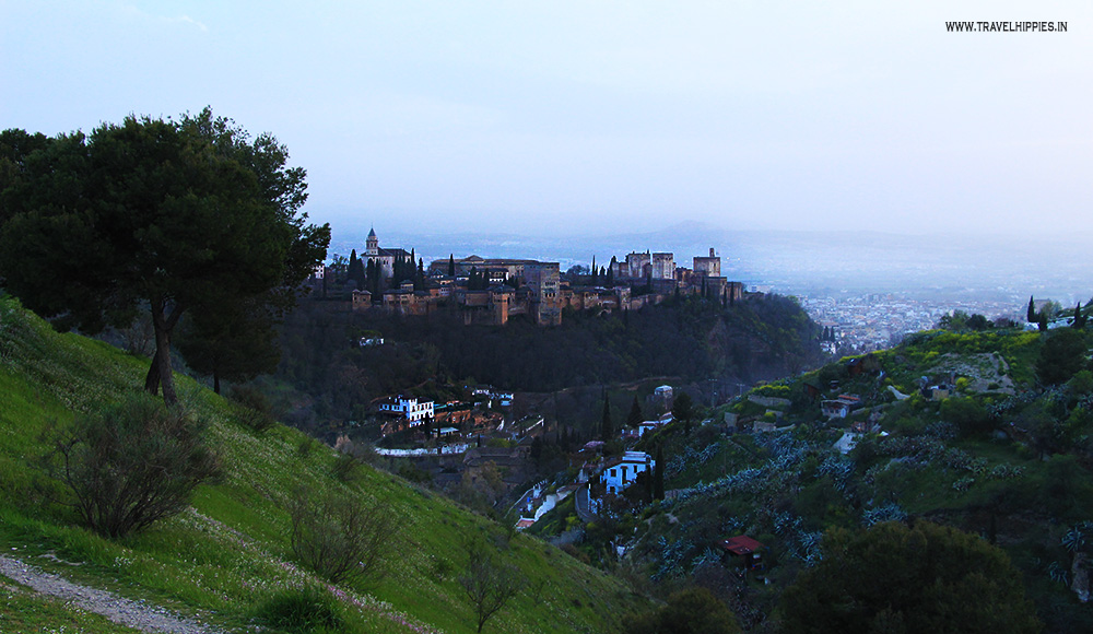 View of Alhambra from  Sacromonte