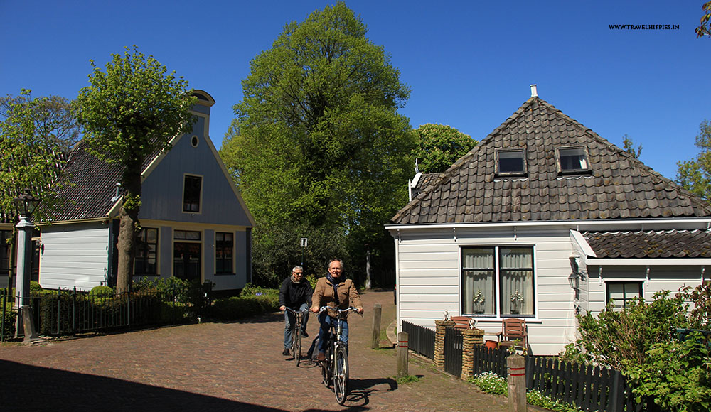 a daytrip on cycle from amsterdam to broek in waterland