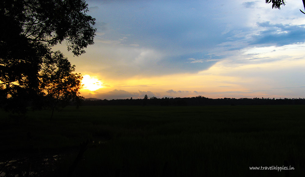 Sunset near Gudnapura 