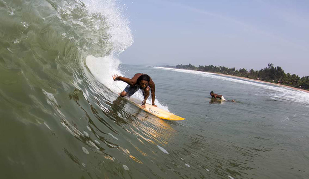 Surfing in Gokarna