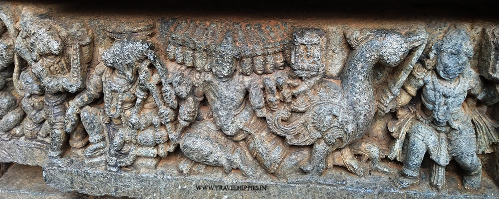 Chennakesava Temple of Somanathapura - Jatayu Scene