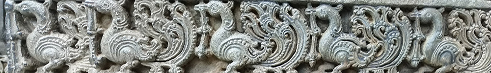 Somanathapura Temple Mysore - Carving of Mayura