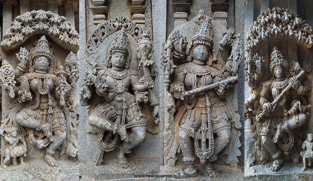 Dancing Goddesses of Somnathpur Temple Mysore