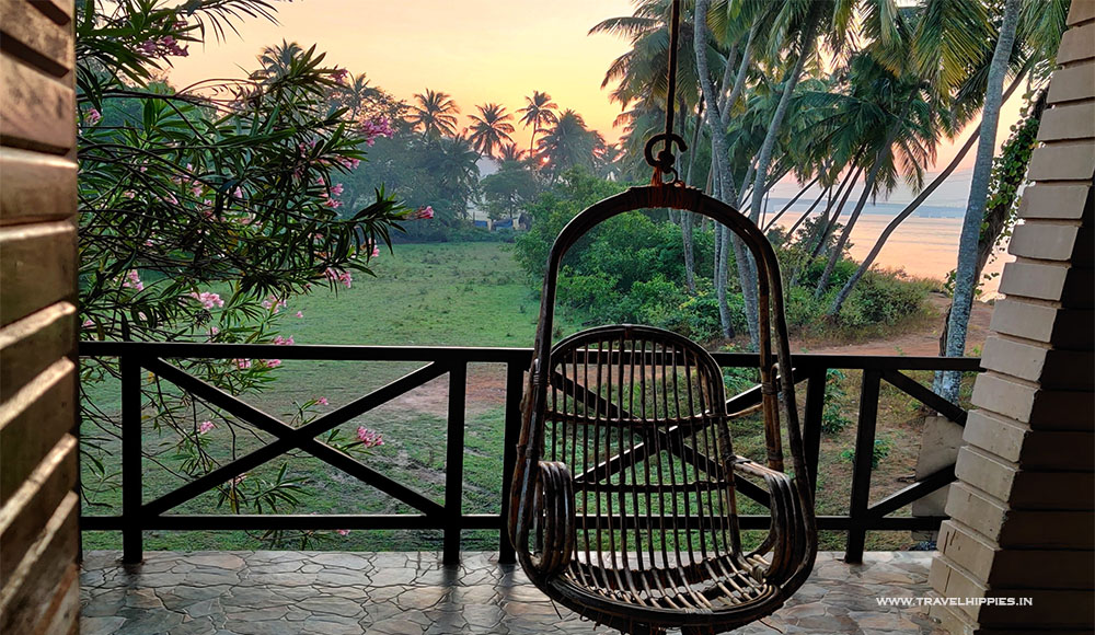 Sunrise view from Ocean Deck Homestay Karwar